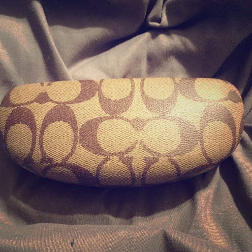 Coach eyeglass case